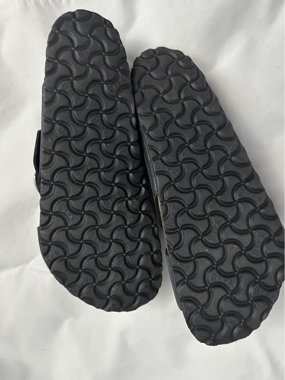 Birkenstock Black oiled leather big buckle Sienna size 40 regular EUC - Picture 5 of 5